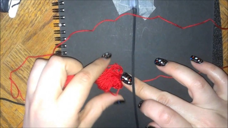 How To Wrap Ear Buds In Embroidery Floss