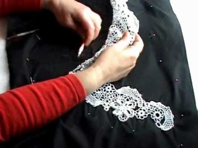 Irish Crochet Lace, Edwardian Collar, howto