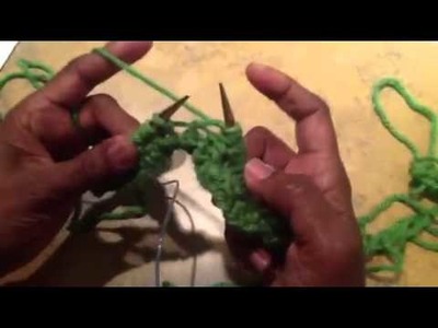 Knit 1, purl 1, knit 1 in the same stitch