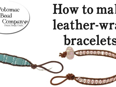 Make a Beaded Leather Wrap Bracelet (Chan Luu Style)