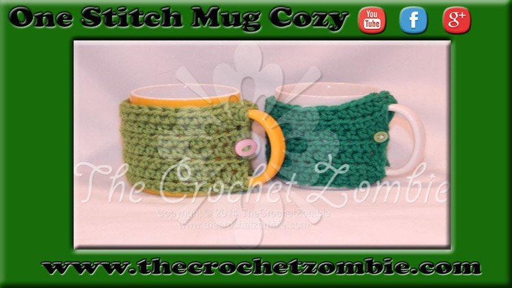 One Stitch Mug Cozy from Lion Brand