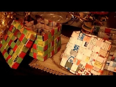 Paper Weaving . Gift Box part 3