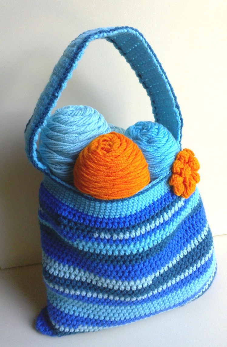 Scrap-Tastic Bag Part 2 of 2 Crochet Tutorial