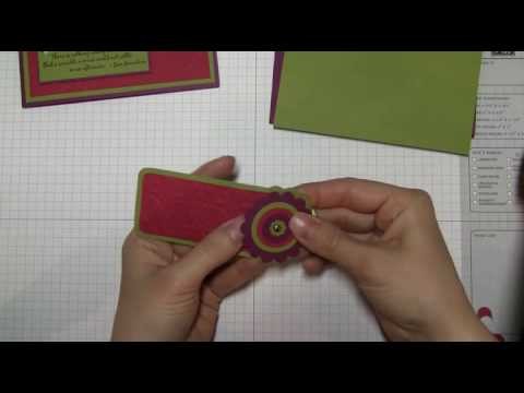 Stamping and Paper Crafts: Hidden Bookmark by Stampin Up 2010 Artisan Winner Renee Ballard