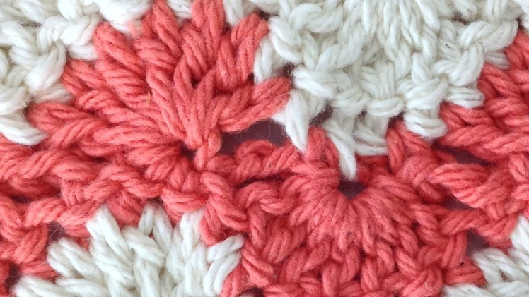 Stitch Repeat Polka Dot Free Crochet Pattern - Left Handed