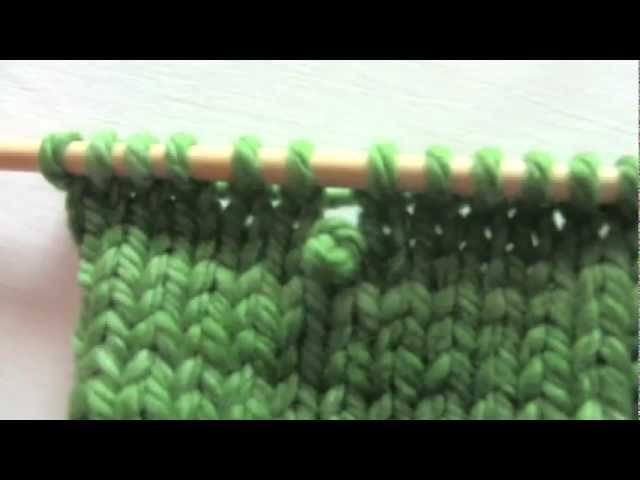 Urban Knitters' Beginner's Tutorial #8 - Fixing a Dropped Purl Stitch