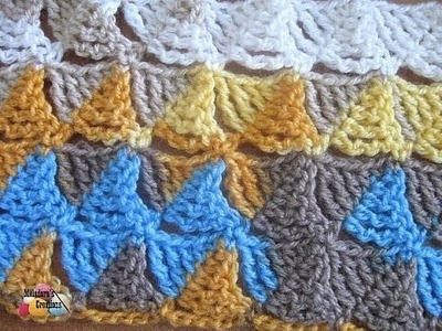Wedge Stitch - Crochet Stitch Tutorial