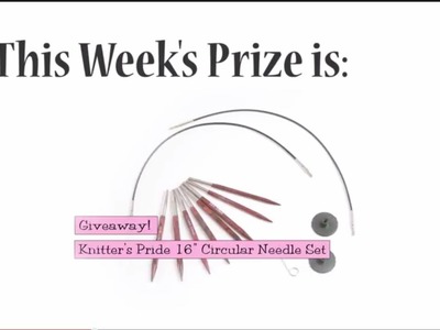 Winner Announced!  Knitter's Pride Symfonie Rose 16" Interchangeable Needle Set