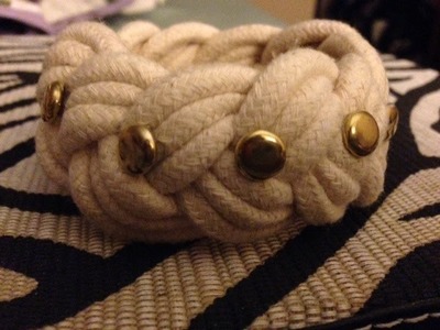 ♥ 2-in-1 OOTD & DIY Studded Sailor Knot Bracelet ♥