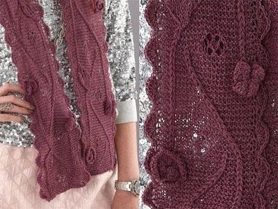 #21 Embellished Scarf, Vogue Knitting Holiday 2010