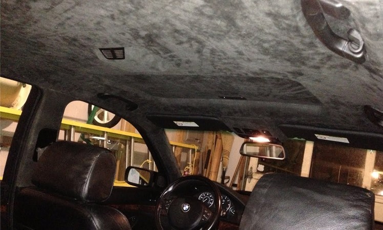 BMW E39 Headliner Replacement DIY