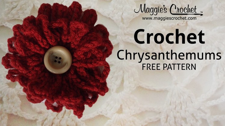 Chrysanthemum Free Crochet Pattern - Right Handed