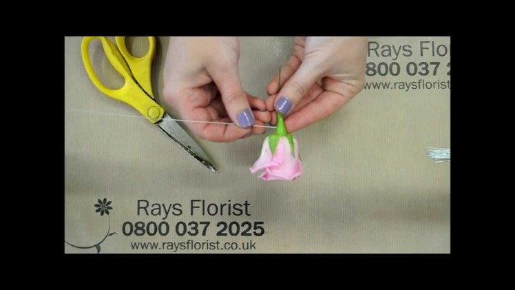 Create and Make a Rose Buttonhole, DIY Weddings, proms, parties. Comprehensive step by step guide