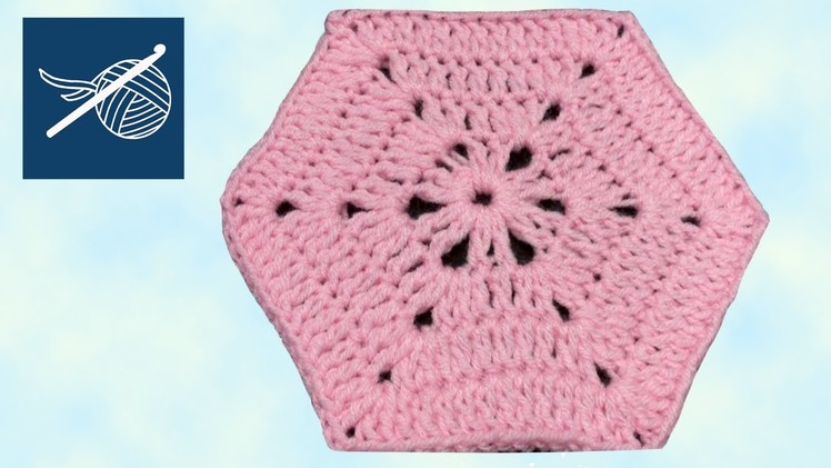 Crochet Geek Hexagon Stitch, Baby Blanket, Shawl, Scarf Left Hand