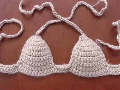 DIY Crochet Nude Bralette