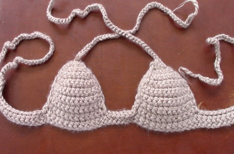 DIY Crochet Nude Bralette