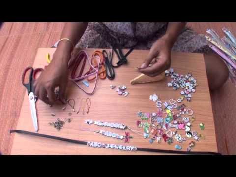 DIY How to make mobile phone straps www.ABC-JEWELRY.com