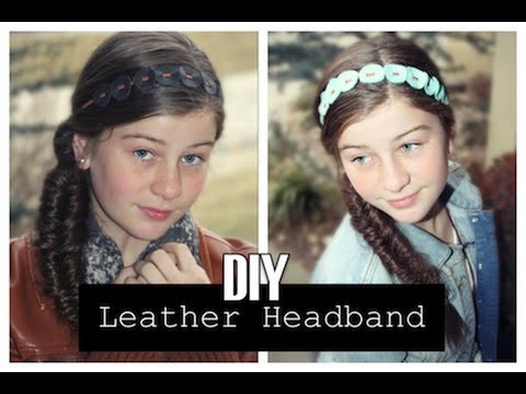 DIY Leather Headband | ShowMeCute