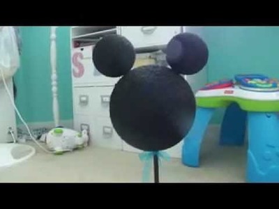 DIY Mickey Mouse Topiary Centerpiece