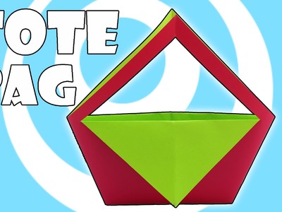 DIY: Paper Origami Tote Bag Instructions