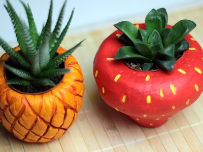 DIY: Pineapple & Strawberry Planters | Cute & Happy Home Decor Ideas