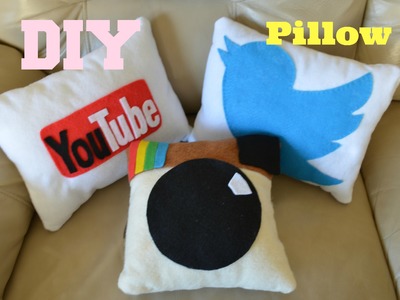✂ DIY: Social Media Pillows