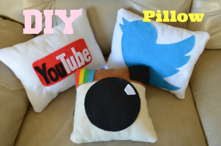 ✂ DIY: Social Media Pillows