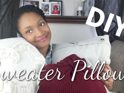DIY : Turn Old Sweaters into Pillows