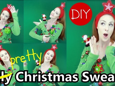 DIY Ugly Christmas Sweater Tutorial and Classroom Motivator