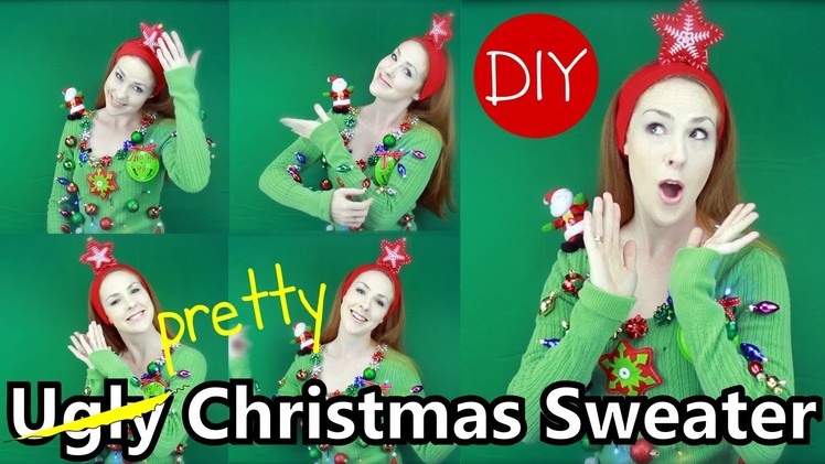 DIY Ugly Christmas Sweater Tutorial and Classroom Motivator
