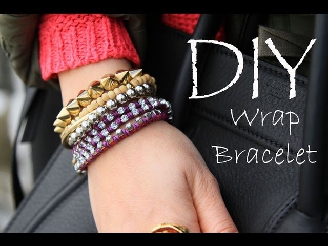 DIY Wrap. Stacked Friendship Bracelets EASY How To Make