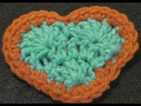 Easy Crochet Heart - Valentine - Left Hand Crochet Geek