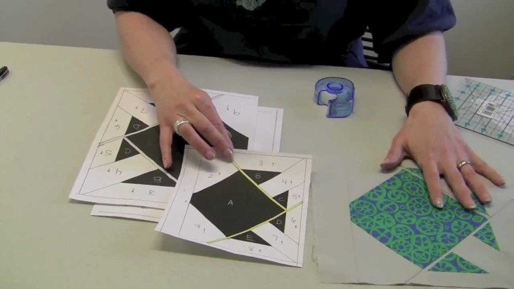 Freezer Paper-Pieced Origami Animal Block Part 1 ~ Sew,Mama,Sew!