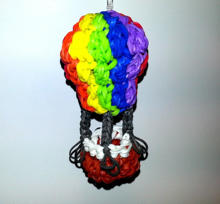 Hot Air Balloon Tutorial by feelinspiffy (HOOK ONLY) (Rainbow Loom)