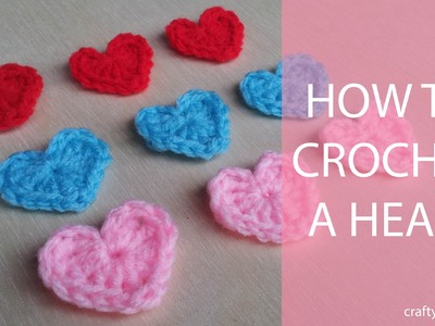 HOW TO CROCHET A HEART- Video Tutorial