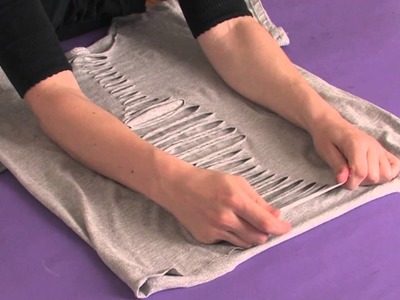 How to Cut Shirts Like Ed Hardy : Shirt Modifications
