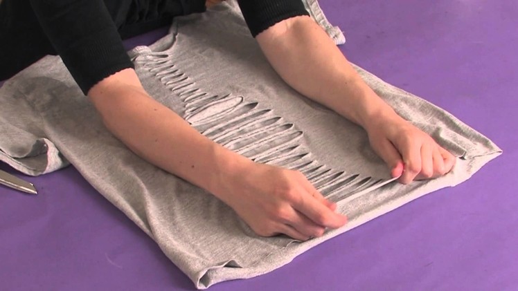 How to Cut Shirts Like Ed Hardy : Shirt Modifications