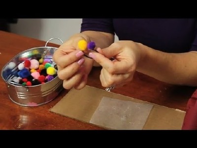 How to Glue Pom Poms : Fun & Simple Crafts
