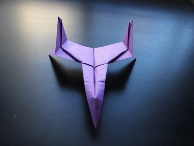 How to Make a Star Fighter Origami Paper Plane: tutorial