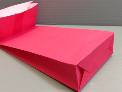 How to Make an Origami Gift Bag with a Gusset for Holidays