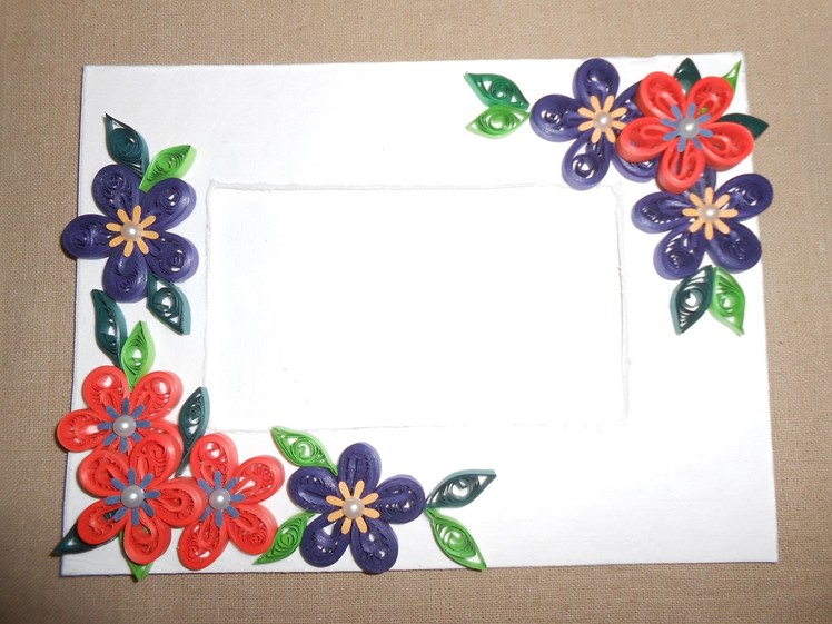 How to Make Beautiful Quilling Photo Frame