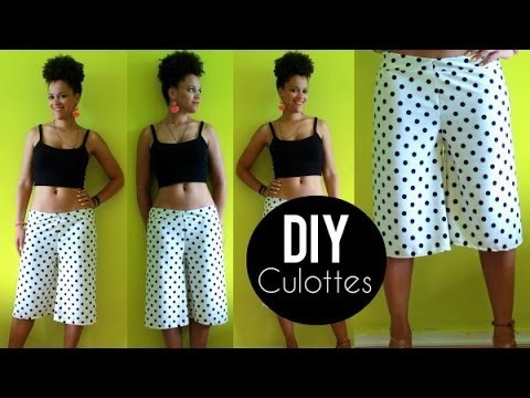 How To Make Culottes | Sewing For Beginners