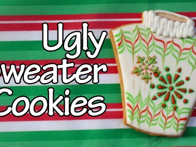 How to make ugly sweater cookie - Easy Holiday Cookies