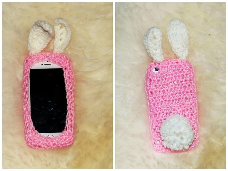IPHONE CASE Easter Bunny How to crochet Cell Phone Case