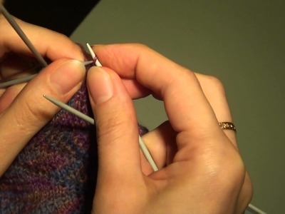 Knitting back backwards