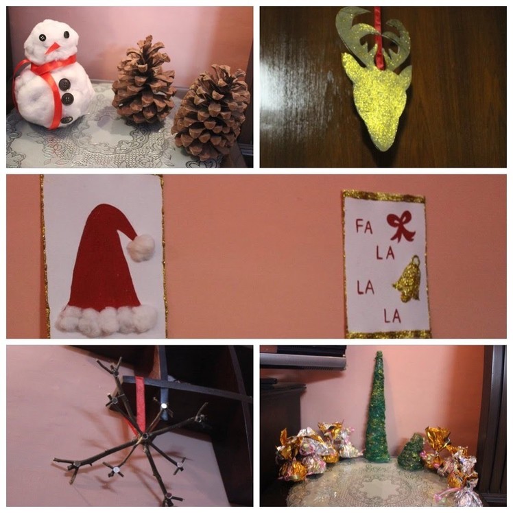 Last minute DIY Ideas: Cute, Easy & Affordable Christmas Decoration