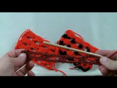 Left Hand: How To Crochet Boxed Block Stitch