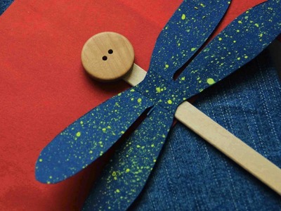 Make a Cute Popsicle Stick Dragonfly - DIY Crafts - Guidecentral