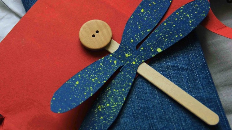 Make a Cute Popsicle Stick Dragonfly - DIY Crafts - Guidecentral