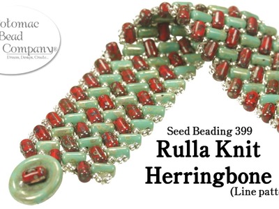 Make a Rulla Knit Herringbone Bracelet (Line Pattern)